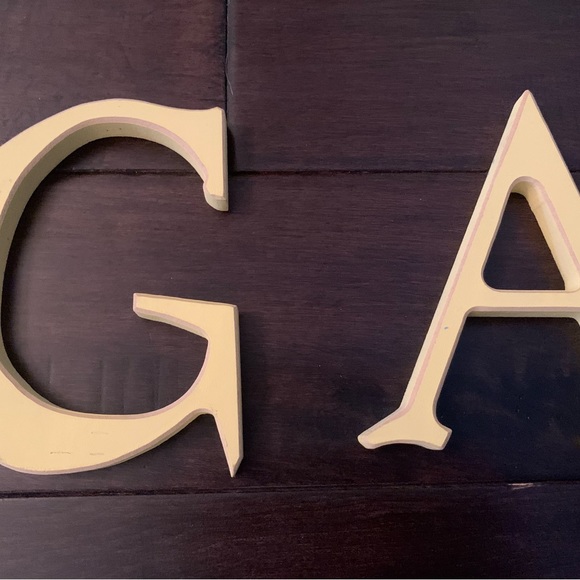 Baby Room Wall Letters Spelling L O G A N. - Picture 3 of 4